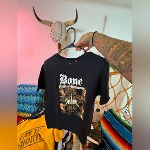 VINTAGE Bone Thugs-N-Harmony TEE 中古 XL NWOT Backstockco Bone Thugs N Harmony All Over Print XL Rap